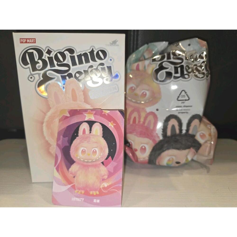 Authentic POP MART Big Into Energy Labubu (Loyalty) US Seller SEALED BAG
